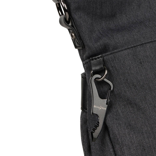 Nite Ize - Karabina se sadou nástrojů DoohicKey ClipKey Tool - ocel - černá - KMTCK-01-R3