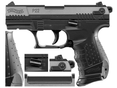 Walther - replika pistole P22 - pružina - 2.5179