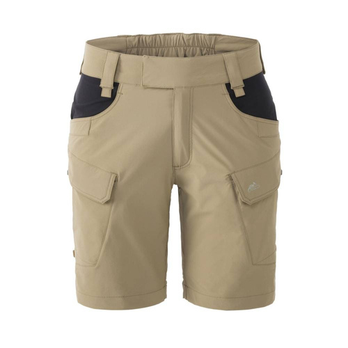 Helikon - Dámské outdoorové taktické kalhoty OTP - 8,5" - černá / khaki - SW-OTS-VL-1301A