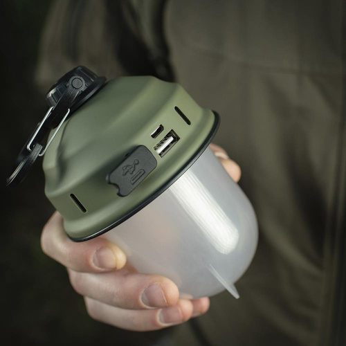 M-Tac - Nabíjecí cestovní světlo LED - olivové - MTC-KS078