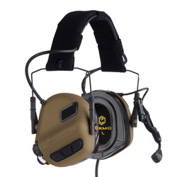 Earmor - Komunikační náhlavní souprava M32 PLUS - Coyote Brown - M32-CB (PLUS)