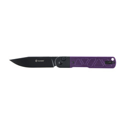 Ganzo - Zavírací nůž EDC G767PT-PL - 9CR14 - Black / Purple - G767PT-PL