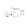 Vector Optics - Boční držák pro kolimátor - Picatinny - Černý - SCPSM-C01