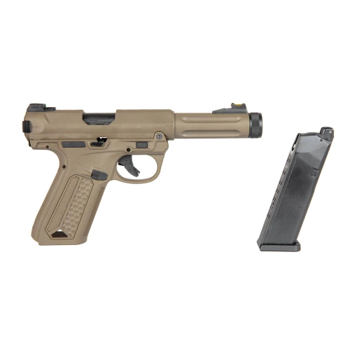 Action Army - ASG Pistole replika Assassin AAP01 - Full/Semi Auto - Dark Earth - AAR-02-029447