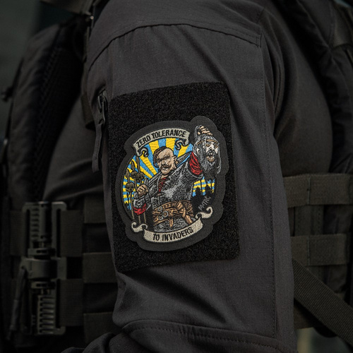 M-Tac - nášivka Zero Tolerance - výšivka - Cordura 500D - žlutá/modrá - 51490002