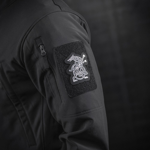 M-Tac - Nášivka Fenrir Wolf - výšivka - 500D Cordura - černá - 51327002