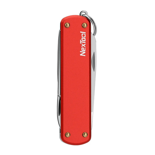 NexTool - Mini kapesní nůž - 4 nástroje - červený - NE0142-RED