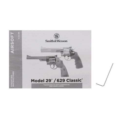 Umarex - Vzduchovka CO2 Smith&amp;Wesson 629 Competitor 6" - 4,5 mm - stříbrná/černá - 5.8440