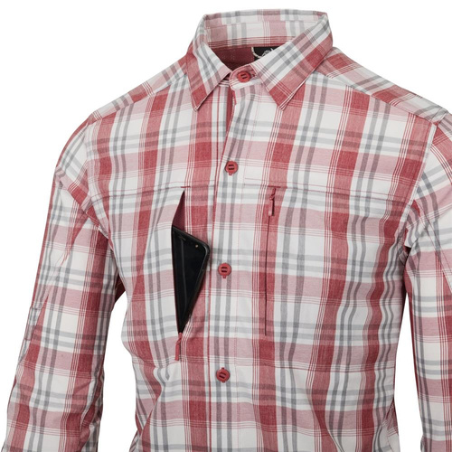 Helikon - Košile TRIP Nylon Blend - červená kostkovaná - KO-TRI-NB-P7