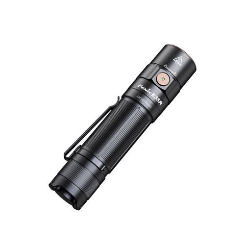 Fenix - Taktická svítilna E35R s baterií 5000 mAh + difuzér AOD-S V2.0 - 3100 lm - černá - E35R+AOD-S V2.0