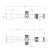 Vector Optics - Puškohled Sentinel 6-24x50 - 50 mm - FFP - SCFF-57