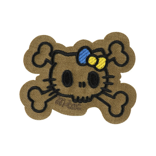M-Tac - Kitty Contour Patch - výšivka - žlutá a modrá mašle - Coyote - 51386205