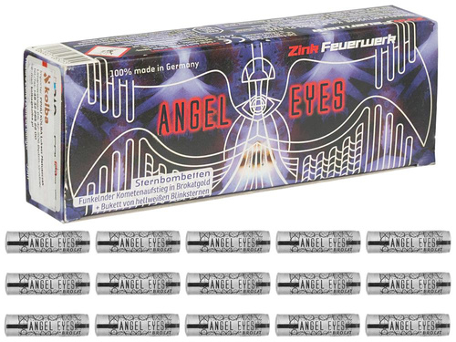 Zinkové ohňostroje - Pistolové paprsky Angel Eyes - 20 kusů - Z525