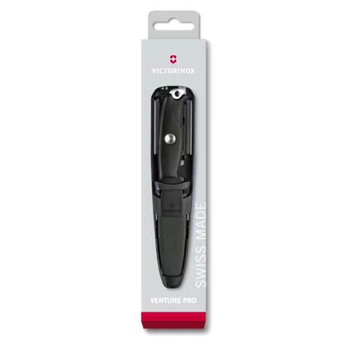 Victorinox - Nůž s pevnou střenkou Venture Pro - Sandvik 14C28N - Černá - 3.0903.3F