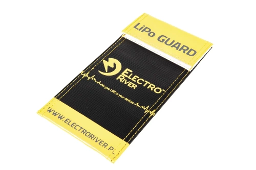 Electro River - Brašna na baterie Li-Po Bag-S - černá / žlutá - ELR-06-024599