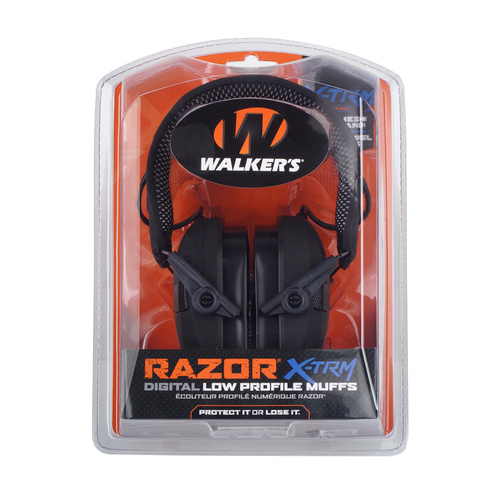 Walker's - Aktivní chrániče sluchu Razor Dig Muff XTRM - černé - GWP-XDRSEM