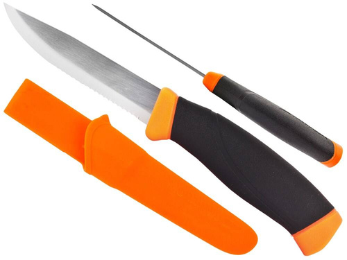 Nůž Mora - Companion F Serrated - oranžový - 11829