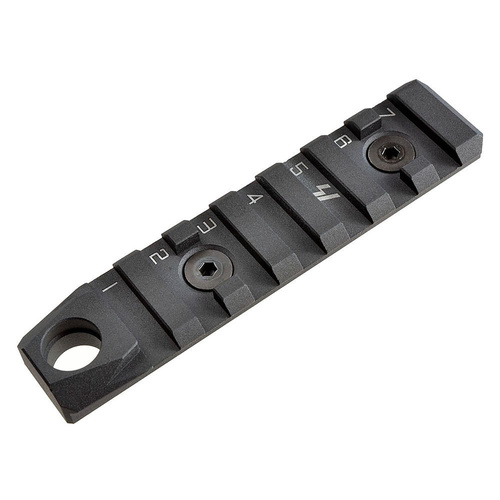 Strike Industries - LINK KeyMod / M-LOK Rail - 7 slotů + QD - černá - LINK-RS-7-QD