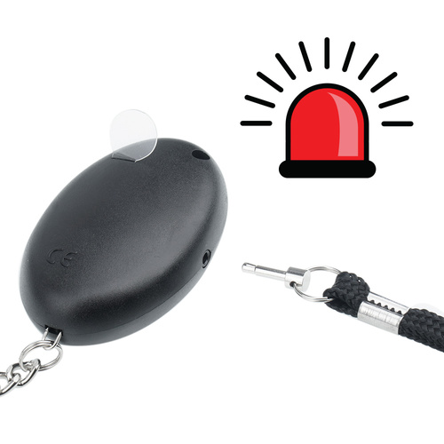 Guard - Osobní alarm Scorpion s LED svítilnou - 120 dB - černý - YC-003-BL