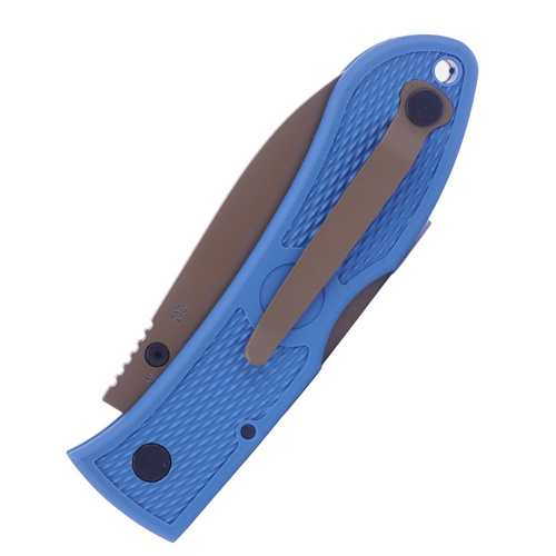 Ka-Bar 4062D2 - Zavírací lovecký nůž Dozier - modrý 