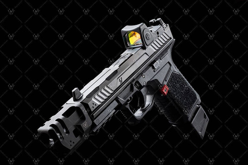 Strike Industries - Mass Driver Comp pro Glock 19 Gen3 - černý - G3-MDCOMP-C