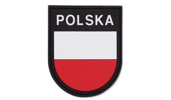 101 Inc - 3D nášivka - Polský štít - barevná - 444130-7015