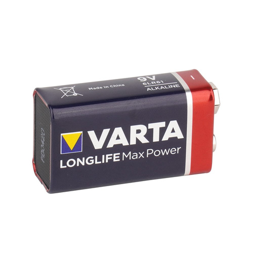 VARTA - Alkalická baterie Longlife Max Power - 9V / 6LR61