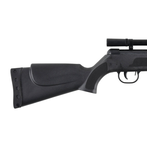 RazorGun - Vzduchovka Magnum s puškohledem 4x20 - 5,5 mm - Polymer - Černá - WF600P 5,5