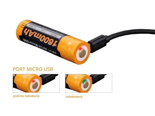 Fenix - 14500 1600 mAh 1,5 V USB Li-ion baterie - ARB-L14U