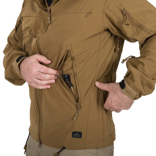 Helikon - Bunda Cougar® QSA™ + HID™ - Soft Shell Windblocker - černá - KU-CGR-SM-01