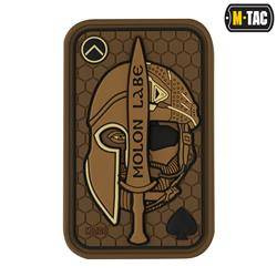 M-Tac - Morální nášivka - Molon Labe Ace Jacquard - Coyote / PVC - 51127005