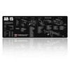 TekMat - Čistící podložka pod zbraň - AR-15 - 30x91cm - černá - TEK-R36-AR15