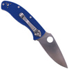 Spyderco - Zavírací nůž Tenacious FRN Blue - Zavírací nůž - CPM S35VN - hladký - modrý - C122PBL