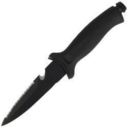 MAC Knives - Potápěčský nůž Aquatys Stiletto 2 Black 120 mm - 008BLK
