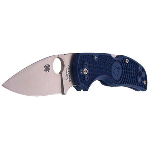 Spyderco - Zavírací nůž EDC Native 5 - Leaf-Shaped - FRN - CPM S110V - Dark Blue - C41DBL5