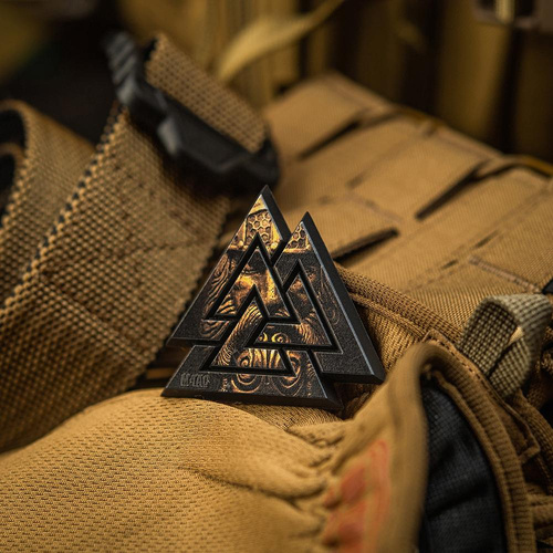 M-Tac - 3D PVC nášivka Valknut - Black / Coyote - 51161205