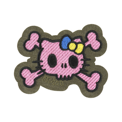 M-Tac - Kitty Pink Patch - Výšivka - Žlutá a modrá mašle - Ranger Green - 51393023
