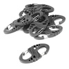 Mil-Tec - Sada karabin S-Hook - 10 ks - černá - 13458402