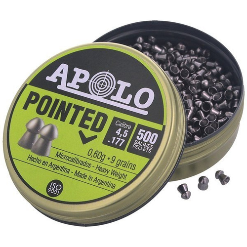 Apolo - Špičkové broky pro vzduchovky - .177 / 4,52 mm - 500 ks - E19101-2.G2