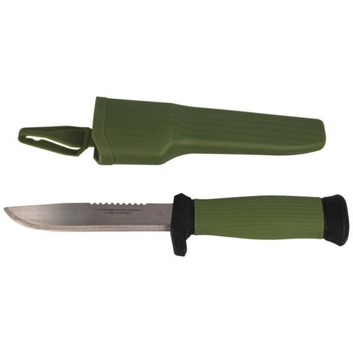 Lindbloms - Nůž na ryby/lovecký nůž Olive - 115 mm - Olive - 4000