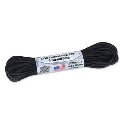 Atwood Rope MFG - taktická šňůra 3/32 - 2,2 mm - černá - 100 stop