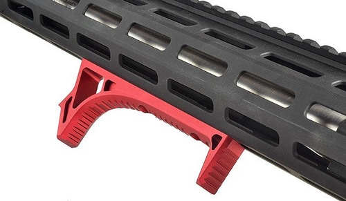 Strike Industries - SI LINK Curved KeyMod / M-LOK Fore Grip - červená - LINK-CFG-RED