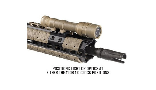 Magpul - M-LOK® hliníkový offsetový držák světla/optiky pro taktické světlo RIS - MAG604-BLK