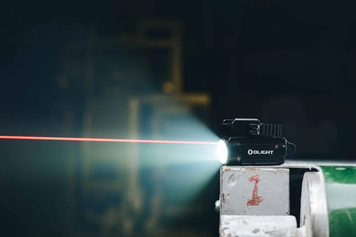 Olight - Zbraňové LED světlo s laserovým zaměřovačem BALDR RL MINI - 600 lumenů - černé