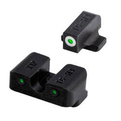TruGlo - Zaměřovací přístroje Tritium Pro - Glock - Nízký - Bílý rámeček - TG231G1W