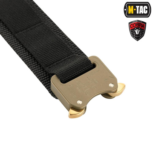 M-Tac - Taktický opasek s přezkou Cobra - černý - 10126002