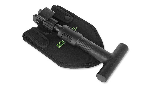Schrade - vojenská teleskopická skládací lopata - černá - SCHSH1.