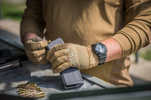Helikon - Rukavice Range Tactical Gloves Hard® - černá / stínově šedá - RK-RNG-PO-0135A