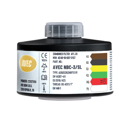 Filtr plynové masky pro CBRN NBC-3/SL - ABEK2Hg-P3