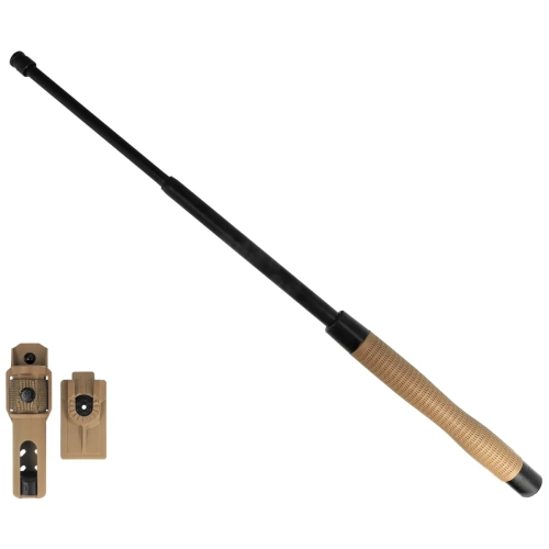 ESP - Tvrzený teleskopický obušek Easy Lock - 24" - černá/khaki - ExBT-24HE-KH BHT-55